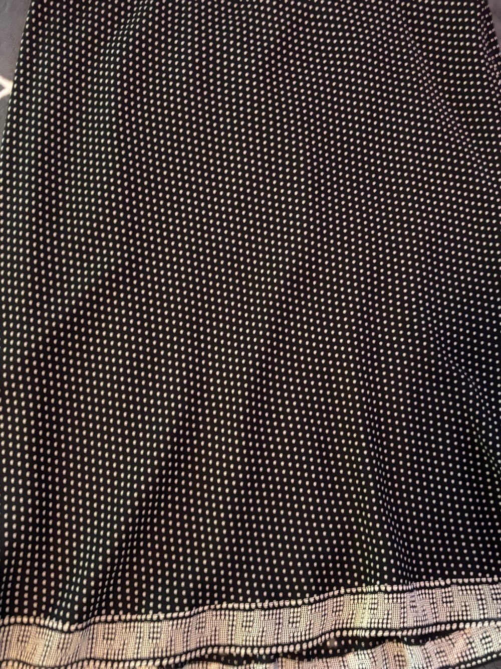 Studio M Black Garment with Subtle Dot Texture